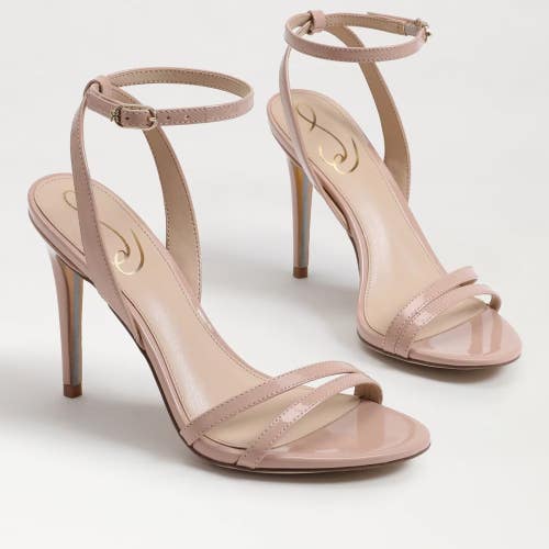 Sam Edelman Gemmie Sandals Women 9 Sunrise Pink Ankle Strap Stiletto Heel ZAP115