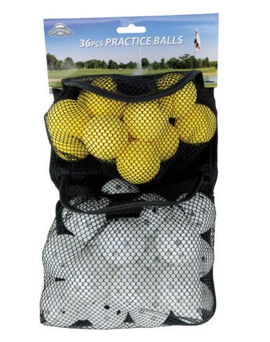 New 36pc Practice Golf Balls 11873-jmg13051