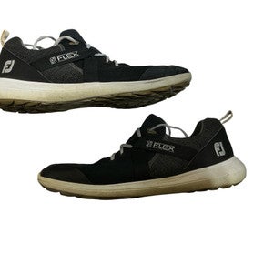 Used Foot Joy Mens Golf Shoes Black Senior 11.5 11873-s000225789