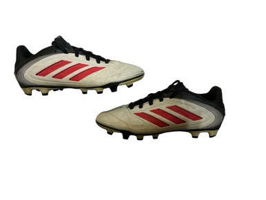 Used Adidas Soccer Cleats White Junior 03 11873-s000224471
