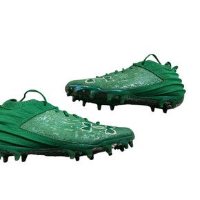 Used Under Armour Adult Fb Cleats Green Senior 10 11873-s000240094