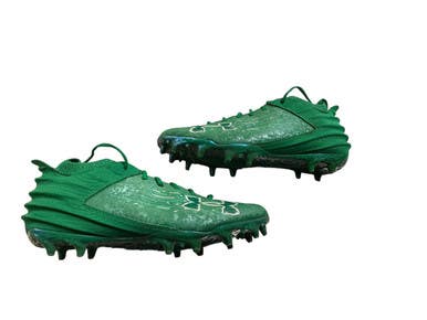 Used Under Armour Adult Fb Cleats Green Senior 10 11873-s000240094
