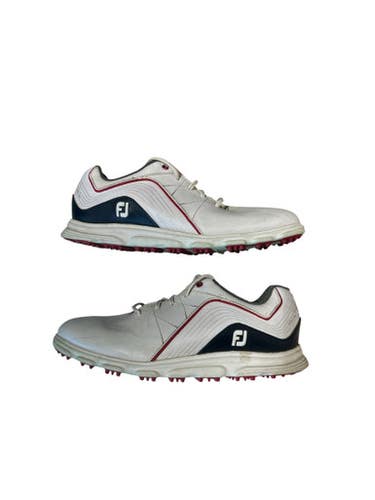 Used Foot Joy Mens Golf Shoes White Senior 6 11873-c000219362