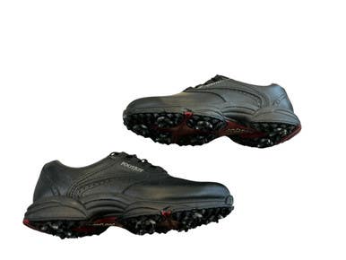 Used Foot Joy Mens Golf Shoes Black Senior 8.5 11873-s000236452
