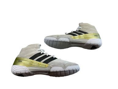 Used Adidas Speedex Wrestling Shoes White Senior 11.5 11873-s000236338