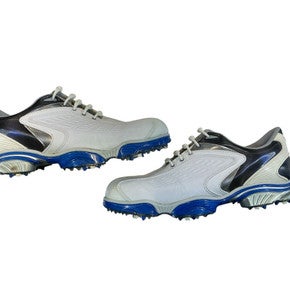 Used Foot Joy Mens Golf Shoes Silver White Royal Senior 9 11873-s000227892