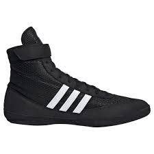 New Adidas Hvc 2 Wrestling Shoes Black White Yth 5 11873-adi222-aq3327-500