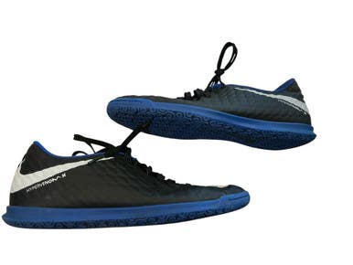 Used Nike Hypervenom X Soccer Indoor Shoes White Black Royal Senior 8 11873-s000238318