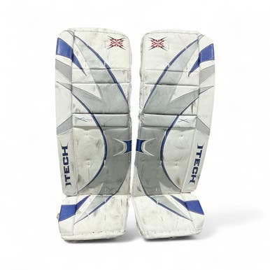 Used Itech X-factor Goalie Leg Pads Senior White 36" 11873-s000212200