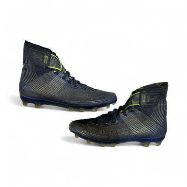 Used Under Armour Adult Fb Cleats Navy Blue Senior 9.5 11873-c000223278