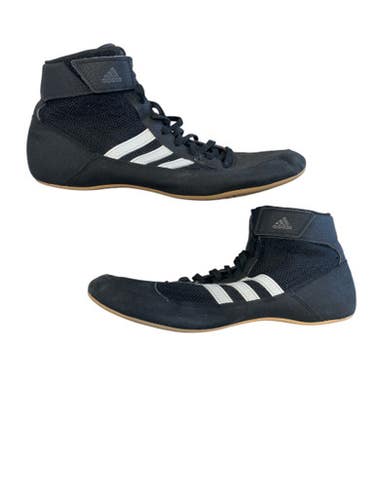 Used Adidas Wrestling Shoes Black Senior 9 11873-s000236646