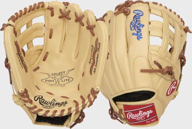 New Rawlings Select Pro Kbryant Convpro H Yth Bb Sb Glove Lh Throw None 11 1 2" 11860-rawspl115kb03