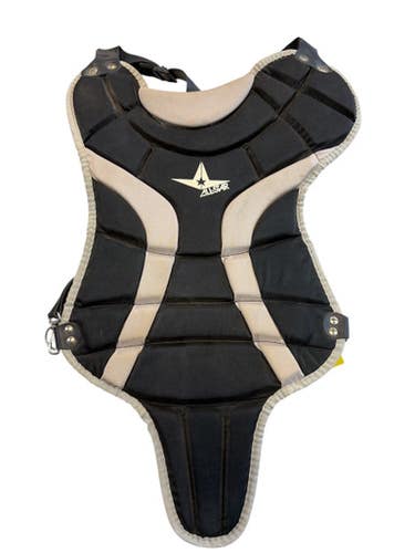 Used All-star Chest Protector Catchers Chest Protector Black Youth 11873-s000225495