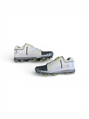 Used Under Armour Mens Golf Shoes White Senior 5 11873-s000205456