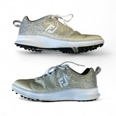 Used Foot Joy Mens Golf Shoes White Senior 8 11873-c000211873