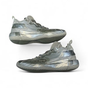 Used Adidas Basketball Shoes M Grey Senior 12 11873-s000220153