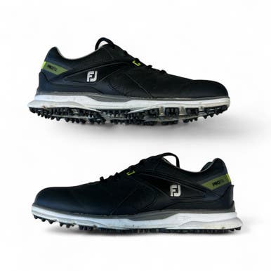 Used Foot Joy Mens Golf Shoes Black Senior 8.5 11873-c000205896