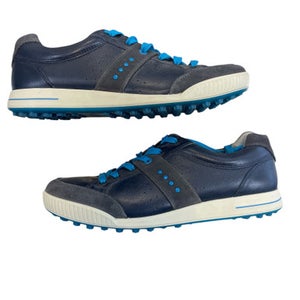 Used Ecco Street Shoes Mens Golf Shoes Navy Blue Senior 8.5 11873-s000157704