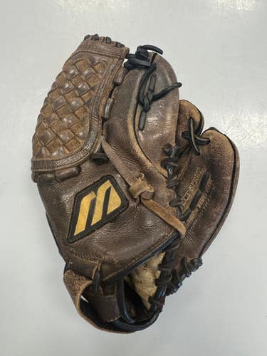 Used Mizuno Mz 1101 Bb Sb Glove Rh Throw Brown 11" 11860-s000310062