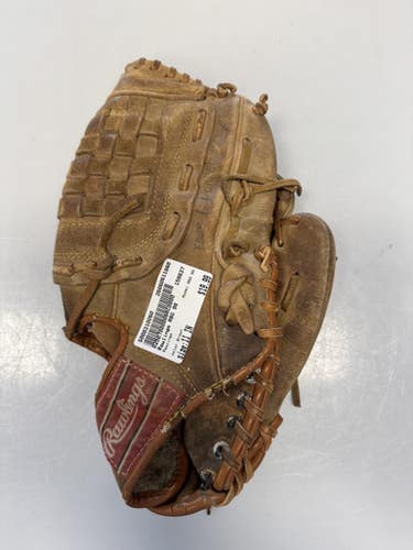 Used Rawlings Rbg 90 Bb Sb Glove Rh Throw Brown 11" 11860-s000310060