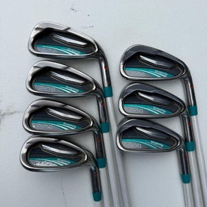 Ping 2015 Rhapsody Iron Set 5-PW, UW Red Dot ULT 220 Ladies Flex Standard NICE
