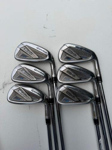 Taylormade SIM2 MAX Iron Set 5-PW KBS Max MT 85 Stiff Flex Standard NICE