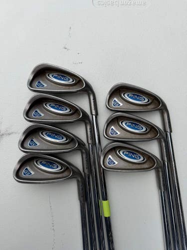 Ping G5 Iron Set 4-PW Blue Dot Cushin Stiff Flex +1/4 READ