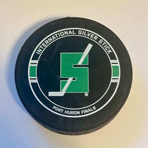 Silver Sticks 2025-2026 International Tournament Finals Hockey Puck