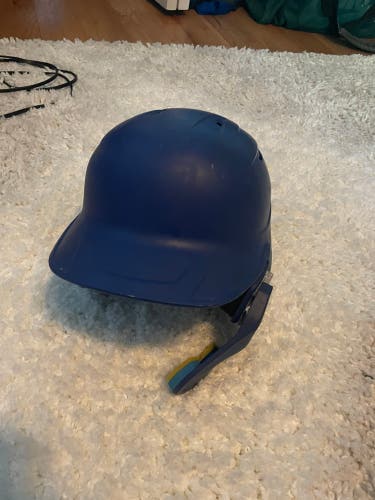 Medium/Large Rawlings Mach Batting Helmet With Jaw Guard and MLB logo