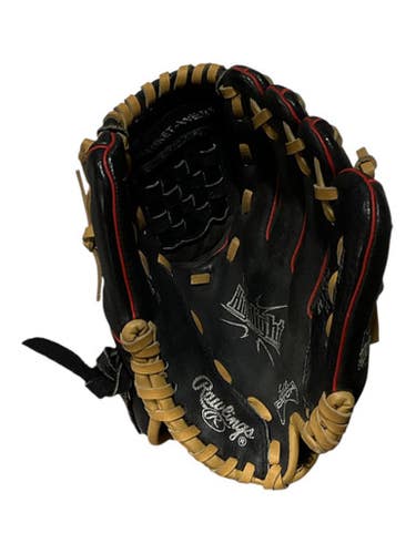 Used Rawlings H100bc Bb Sb Glove Rh Throw Black 10" 11847-s000036071