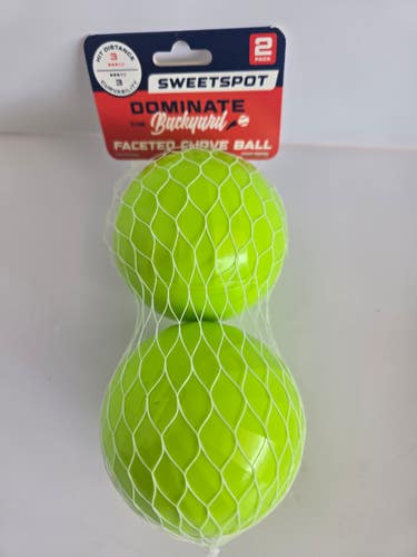 (New) Sweet Spot Training Wiffle Balls (Faceted Curve Ball)
