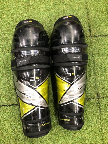 Senior Bauer Supreme 3S Shin Pads 14" (Used)