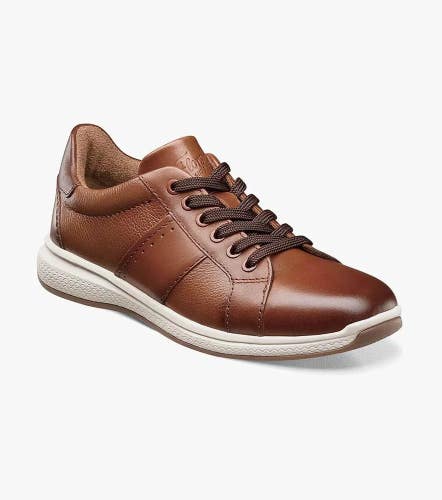 Florsheim Great Lakes 16662-221 Oxford Kids 13 Brown Leather Dress Shoes HAWK070