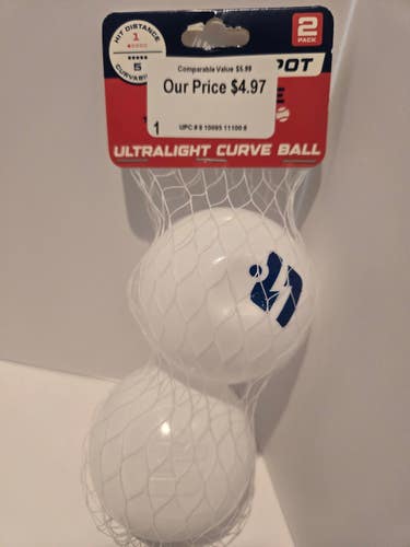 (New) Sweet Spot Training Wiffle Balls (Ultralight Curve Ball)