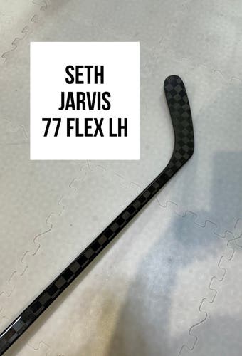 Senior(1x)Left CT: Seth Jarvis 77 Flex ProBlackStock™ Unbranded Pro Stock Hockey Sticks