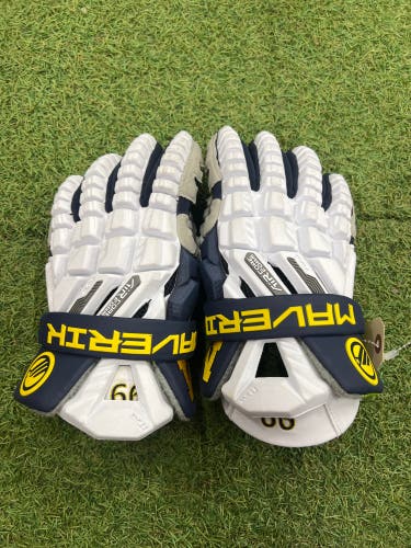 Michigan Large Maverik Shift Lacrosse Gloves (Used)