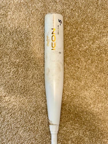 2024 Rawlings Icon Composite USSSA Certified Bat (-5) 25 oz 30" (Used)