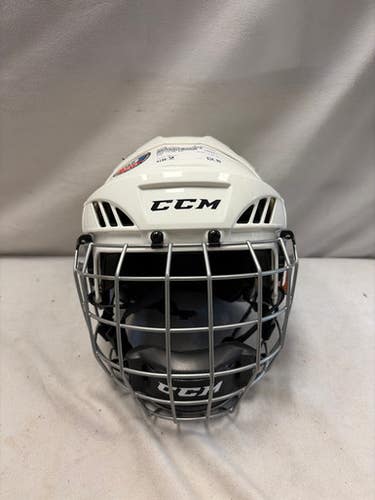 Used Ccm Fl40 Xs Helmet Cage Combo White Sm 11490-s000273942