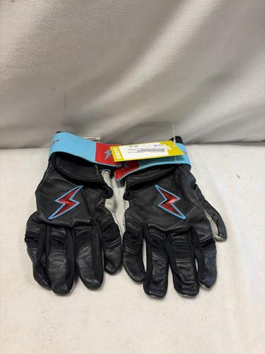 Used Bb Sb Batting Gloves Black Senior 11490-s000273934