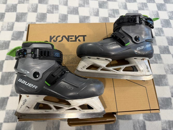 2024 Bauer Konekt HF2 Hockey Goalie Skates Size 3 (Used)
