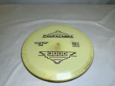 Used Lone Star Disc Chupacabra Disc Golf Driver Yellow 11490-s000258935
