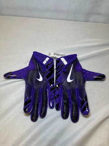 Used Nike Womens Vapor Jet Fb Gloves Purple Md 11490-s000262837