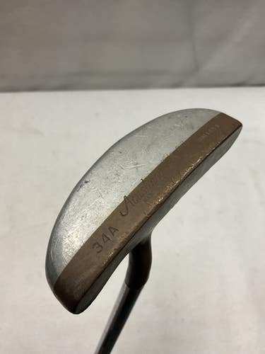 Used Acushnet Bulls Eye 34a Mallet 1 Mens Putter Rh 11490-s000266602