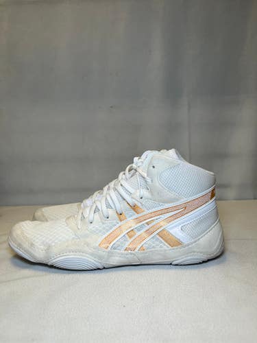 Used Asics Wrestling Shoes White Senior 9.5 11490-s000262835