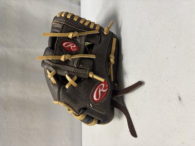 Used Rawlings Highlight Bb Sb Glove Rh Throw Brown 10" 11490-s000262894