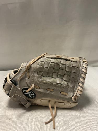 Used Rawlings Highlight Hfp115gw Rh Throw Fastpitch Gloves Grey 11 1 2" 11490-s000266995