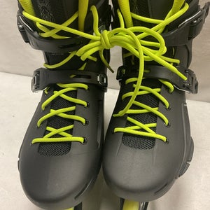 Used Rollerblade Lightning Senior Rec Fitness Skates Black Senior 9 11490-s000272299