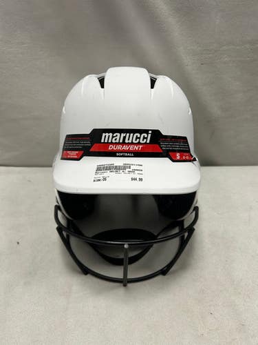 Used Marucci Helmet W Mask Batting Helmet W Mask White One Size 11490-s000273305
