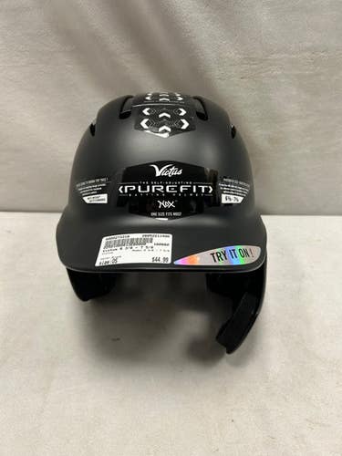 Used Victus 6 3 8 - 7 5 8 Batting Helmet No Mask Black One Size 11490-s000273316