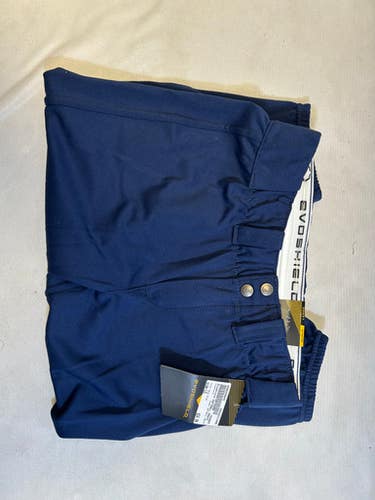Used Evoshield Softball Pants Bb Sb Pant Girls Navy Blue Lg 11490-s000258645